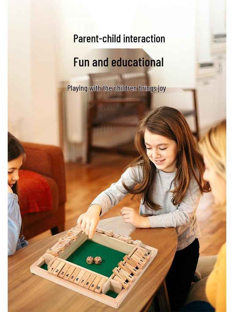 Детская карточная игра с перекидыванием чисел: Образовательные, Развлекательные, Четырехсторонние настольные и реквизит для питьевой игры для вечеринок