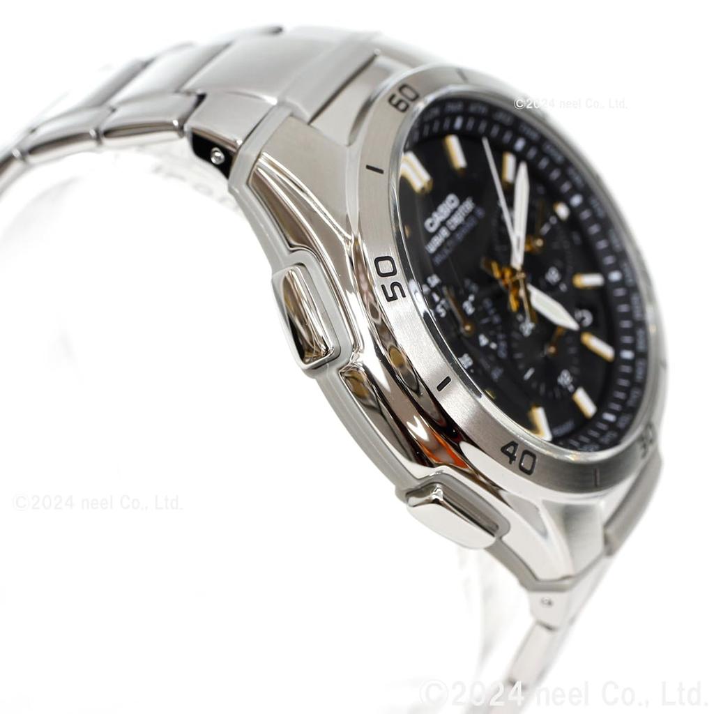 Мужские серебристые часы Casio Wave Ceptor WVQ-M410DE-1A3JF с солнечной батареей и радиоконтролем (Официальный японский продукт)