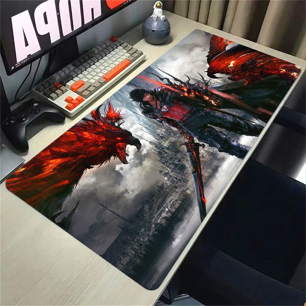 PC Gamer Mouse Mat Final Fantasy 7 Large Gaming Mouse Pad Computer Laptop Mousepad Keyboard Pad Desk Mat XXL Office Mausepad