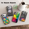 Чехол для телефона F-Flowers Такаси М-Мураками для iPhone 17, 16, 15, 14, 13, 12, 11 Plus, с покрытием для магнитной беспроводной зарядки