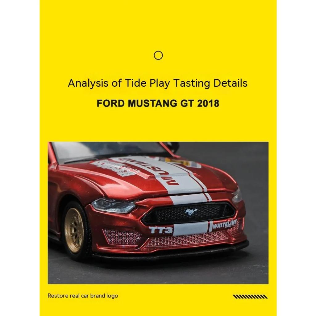 Набор для самостоятельной сборки модели автомобиля Ford Mustang из легкого сплава в масштабе 1/42 — уникальная коллекционная гоночная машина для любителей и энтузиастов