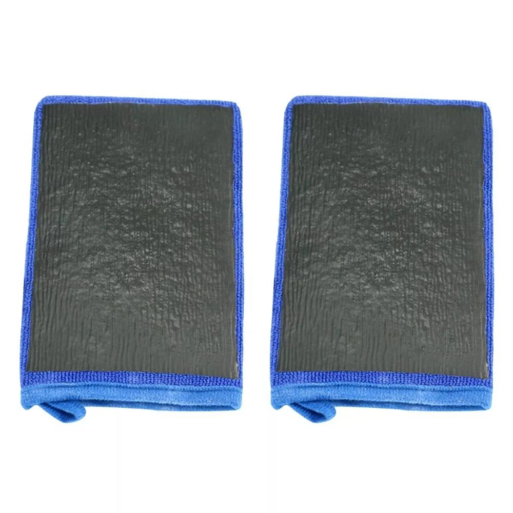 2Pcs Microfiber Magic Clay Mitt Glove Polish Car Wash Glove New Clay Bar Detailing Glove