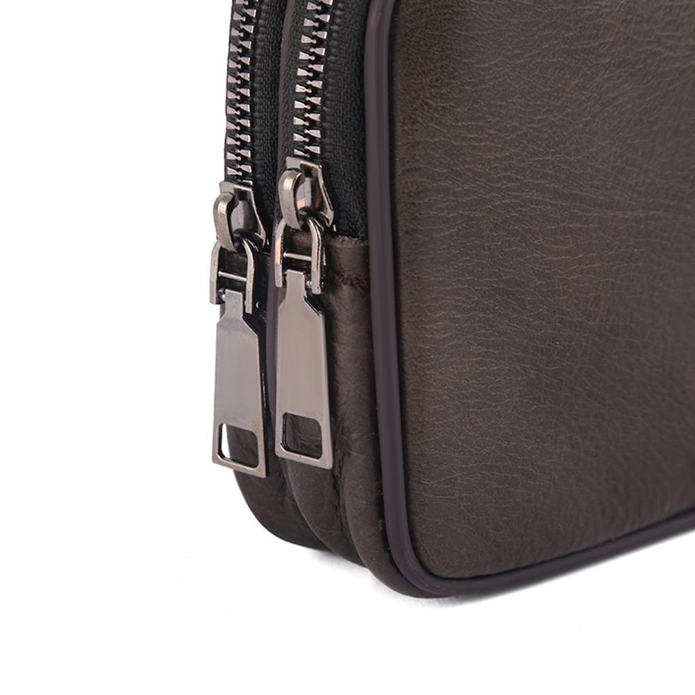 Модная мужская коровья кожа, сплошной цвет, мини-пояс, портмоне, поясная сумка