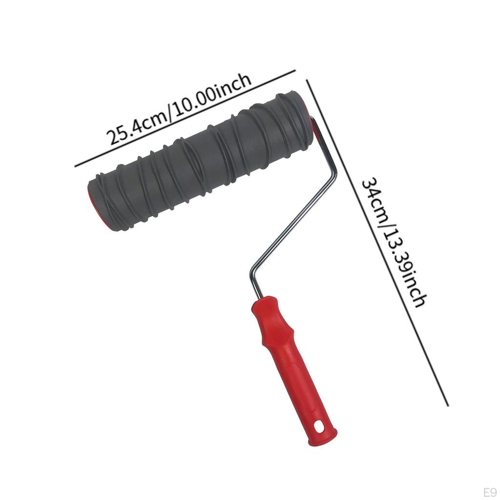 10 Inch Paint Roller Painting Decoration Embossing Texture Rubber Multipurpose