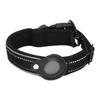 Reflective Dog Collar Adjustable Heavy Duty Neoprene Padded Pet Collar with Airtag Bracket for Medium Large Dogs38‑45cm