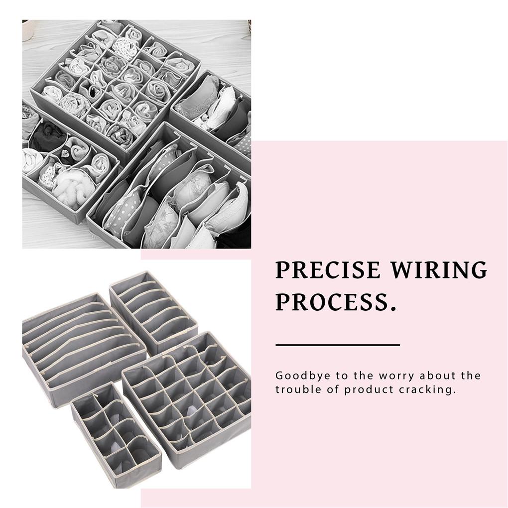 Ящик для нижнего белья, органайзер для домашнего шкафа, ящик для бюстгальтера, нетканый держатель для хранения ткани, коробка