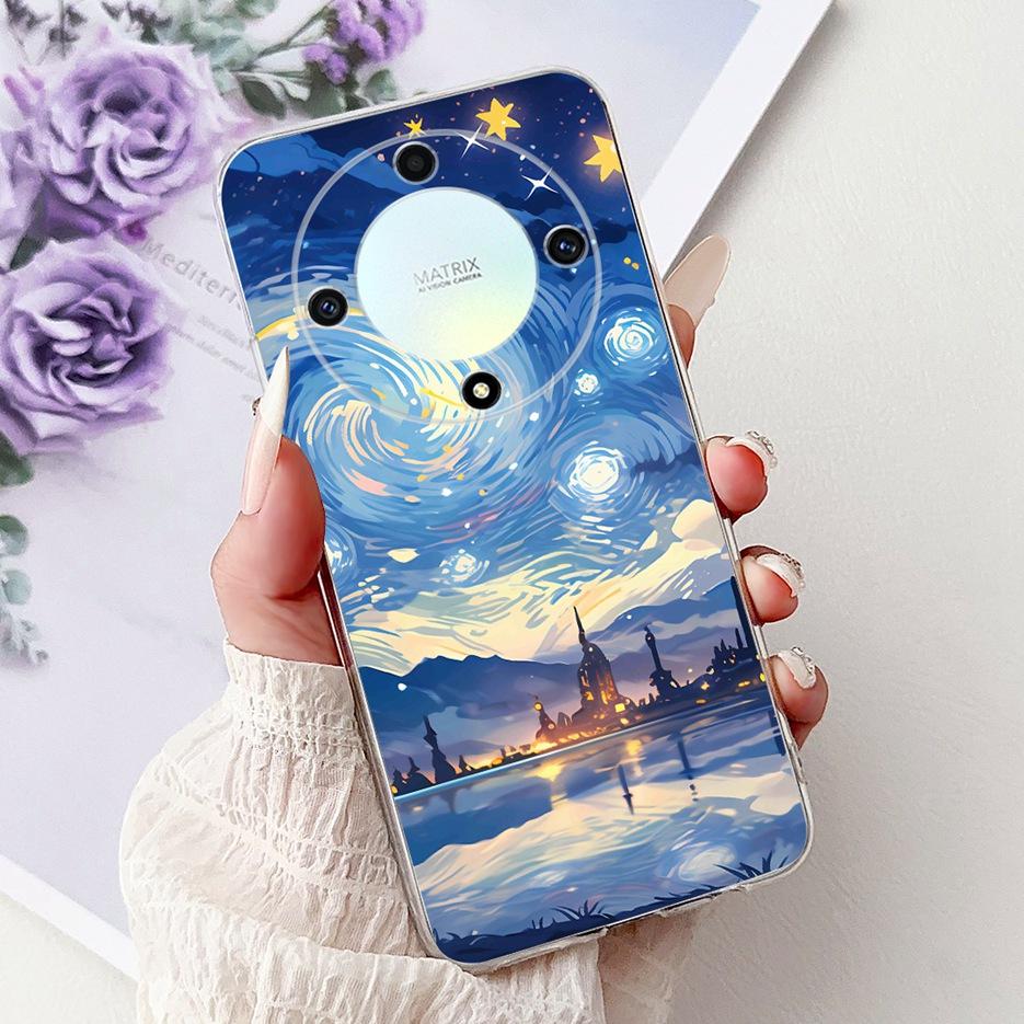 Чехол для Honor X9a Magic5 Lite Популярный Роскошный Расписной Чехол Мягкий Тонкий Чехол для Телефона Для Honor Magic 5 Lite HonorX9a Задняя Крышка Сумки