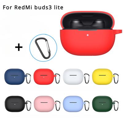 Защитный чехол для наушников XiaoMi RedMibuds 3 lite, силиконовый чехол, милый силиконовый одноцветный чехол для XiaoMi RedMibuds 3 lite