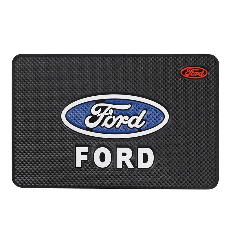 Горячая автомобильная наклейка Для приборной панели автомобиля Ford Нескользящий коврик Пад для хранения телефона и ключей Автоаксессуары Для Ford ST Line Focus Mustang Fiesta