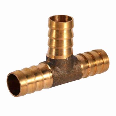 Латунный тройник 3-ходовой топливный шланг соединительный соединитель 12 мм для сжатого воздуха масляный газовый трубопровод