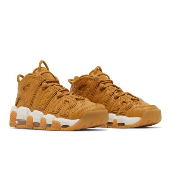 Nike Женские Air More Uptempo Стеганые Пшеничные DX3375-700