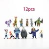 Delightful 12pcs Zootopia Mini Toys Featuring Beloved Characters For Young Fans
