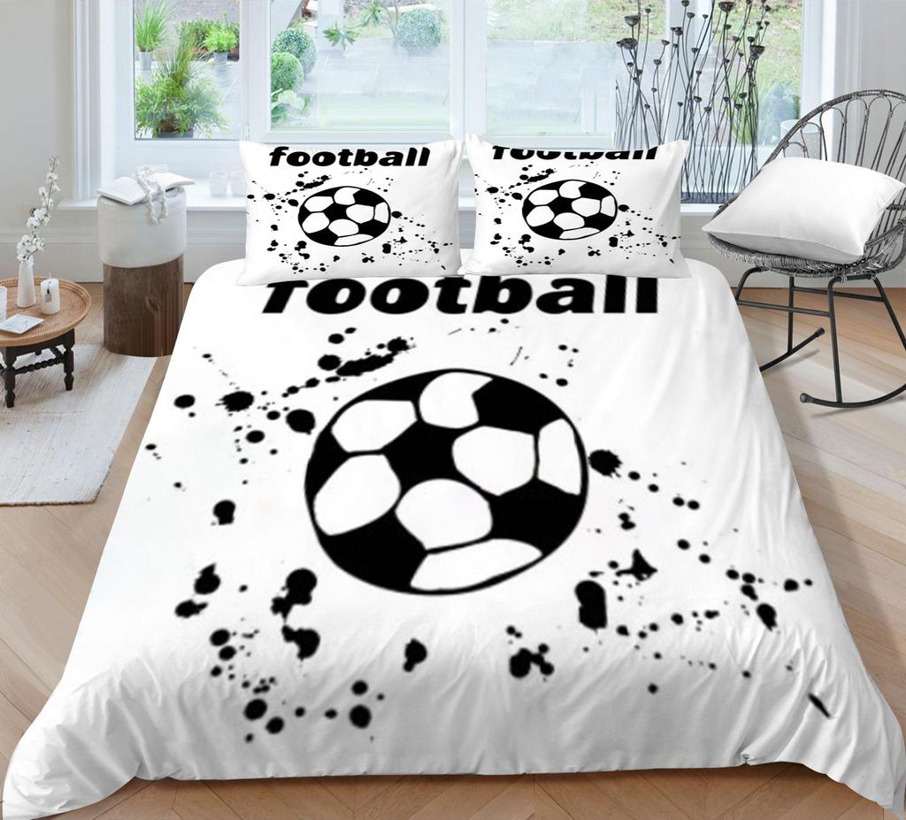 Комплект постельного белья на спортивную тематику, футбольные и другие спортивные серии, пуховые пододеяльники и наволочки с принтом, полноразмерное украшение для дома в Австралии, ЕС, США и Германии.