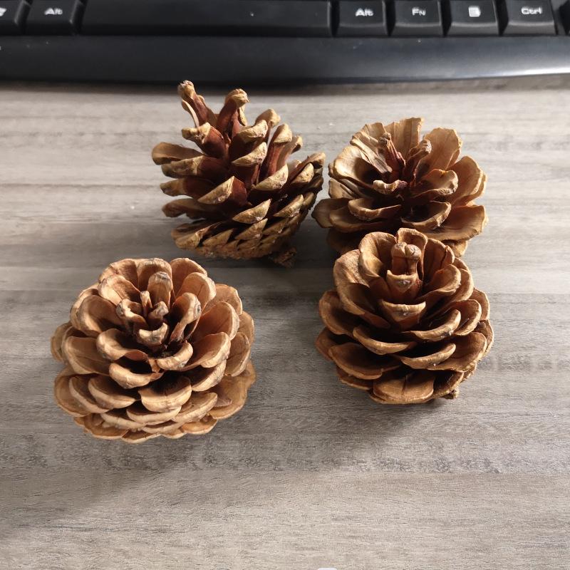 1-18CM Pine Cone Christmas Decorations: Creative Figurines & Photography Props