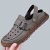2025 Summer New Men's Hollow Out Sandals Casual Sport Sandal High Quality Handmade Leather Sandals Beach Sandals for Men