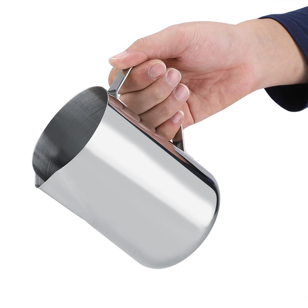 304 Stainless Steel Milk Frothing Cup 1000 ml/34oz Stainless Steel Milk Jug  Coffee Accessories