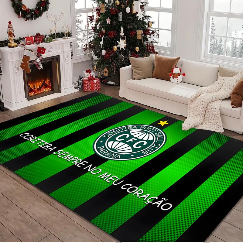 1PC rug Coritiba Football Club Return Carpet, Chair Rug,Area Rug for Office Bedroom living rooms bedroom, Doormat decor Christmas fan gifts