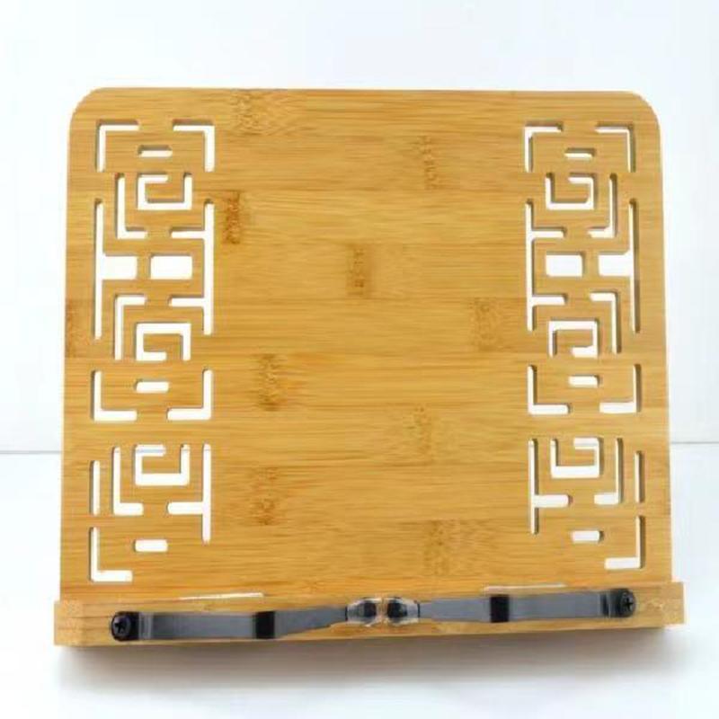 Portable Adjustable Book Holder Tray And Page Paper Clips-cookbook Reading Desk Sturdy Stand For Books Lightweight Bookstand