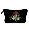 Женская косметичка с принтом грибов Органайзер для туалетных принадлежностей Дорожный чехол для хранения 6383