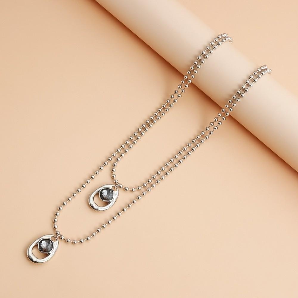 Exaggerated Rhinestone Necklace Irregular Women's Fashion Jewelry Luxury Necklace Bracelet Gift