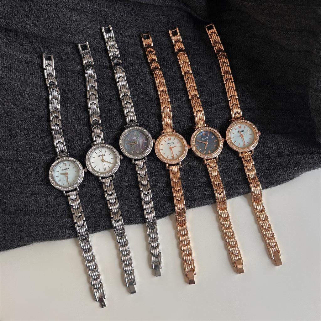 Chiste Bracelet Watch With Diamonds Watch Women'S High-End Sense Exquisite Simple Fritillary Small Dial