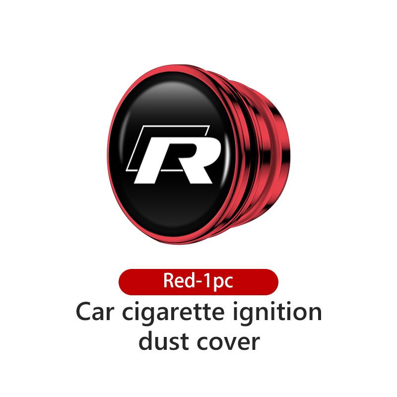 HIJK1 For Volkswagen VW Car Cigarette Lighter Cover DustProof Decoration Cap Golf Polo 4 5 6 Passat B5 B6 B7 CC Jetta Tiguan