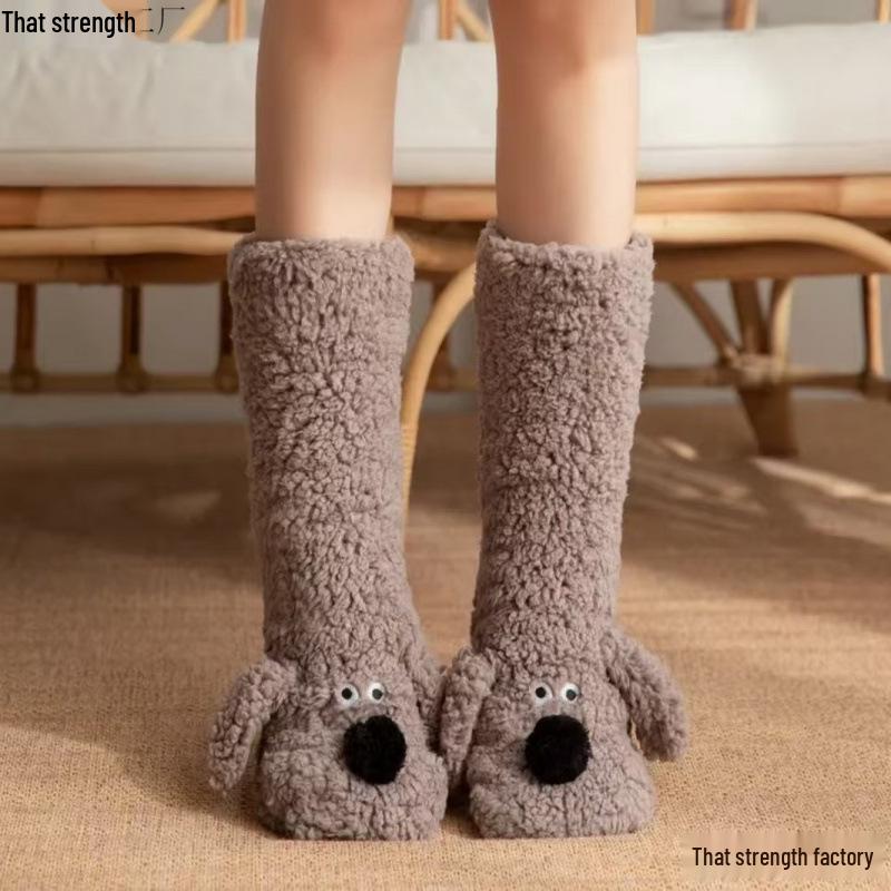 Праздничный набор носков: Уютные зимние носки для сна и снега, рождественские декоративные носки, гетры и тапочки