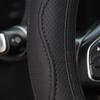 A PU Leather Embossedhand-shaped Skin Feel Car Without Inner Ring Steering Wheel Cover Fits 15 "car Upholstery In Black