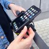 Metal phone holder for scooter bike, black