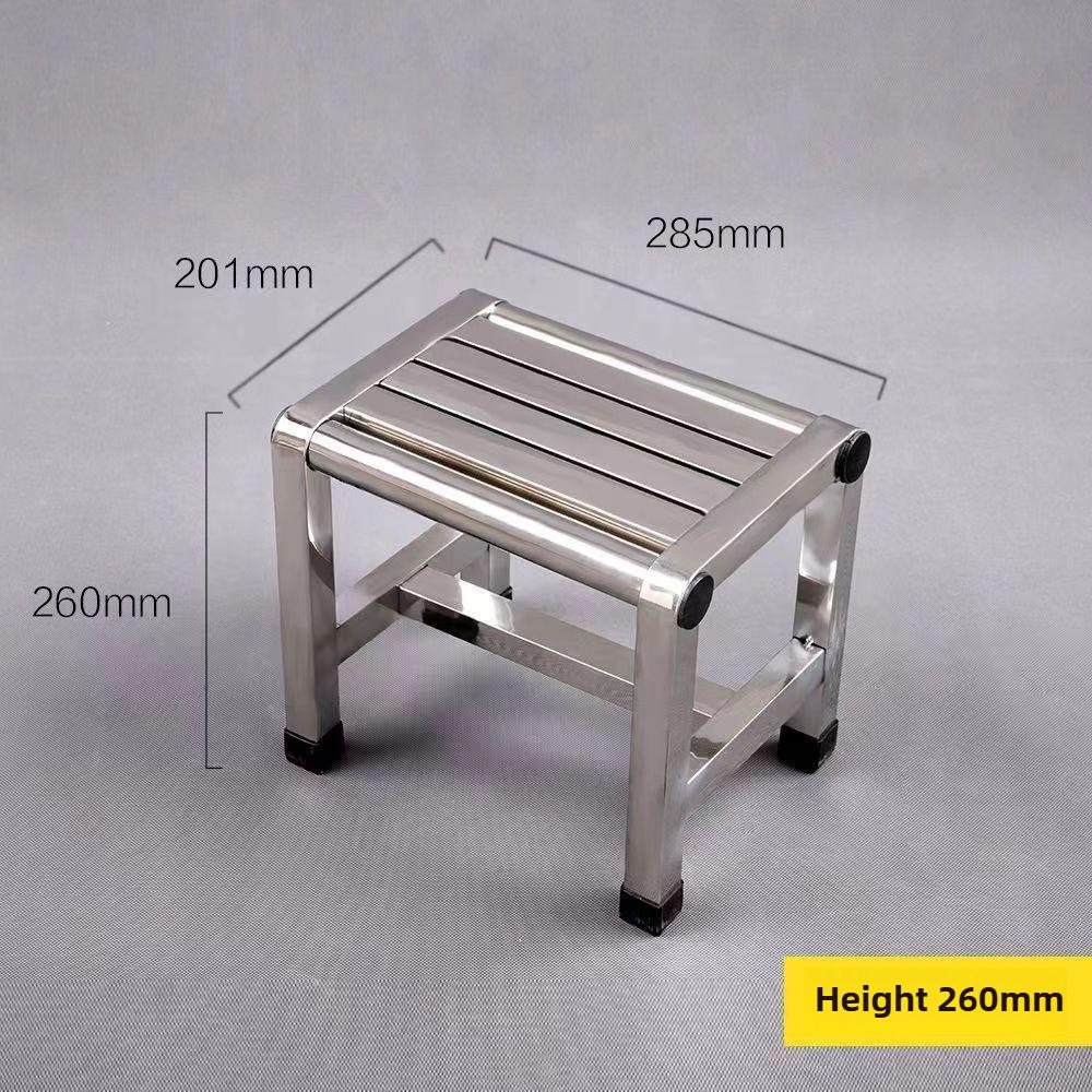 Нержавеющая сталь Гостиная Табурет Утолщенный Пожилой Ванная Душевой Табурет Маленький Портативный Бытовой Противоскользящий Стул