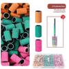 75/210Pcs Multi-functional Nail Sanding Bands Sanding Bands Nail Grinder Polish  Nail Salon