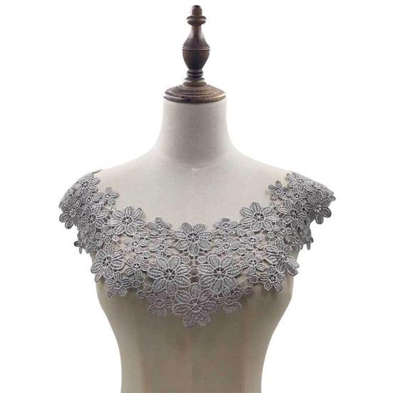 Lace Neckline Hollow Design DIY Craft Embroidery Lace Neckline Hollow Design Sewing DIY