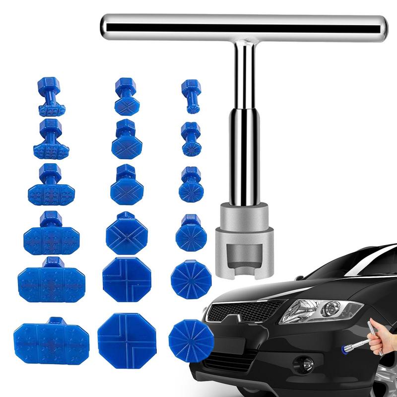 Набор для удаления вмятин из листового металла на кузове автомобиля, инструмент для ремонта вмятин в яме автомобиля, набор из 18 шт., набор для извлечения вмятин на присосках