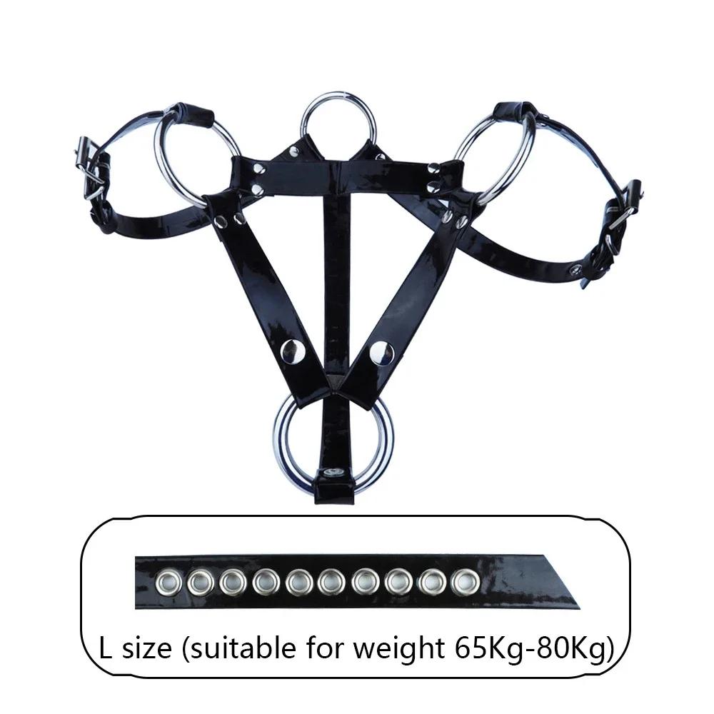2024 New Upgraded Adjustable Wear PU Belt Chastity Lock Device Accessories Cock Cage Bondage Sexy Toys For Men Gay Adult Product