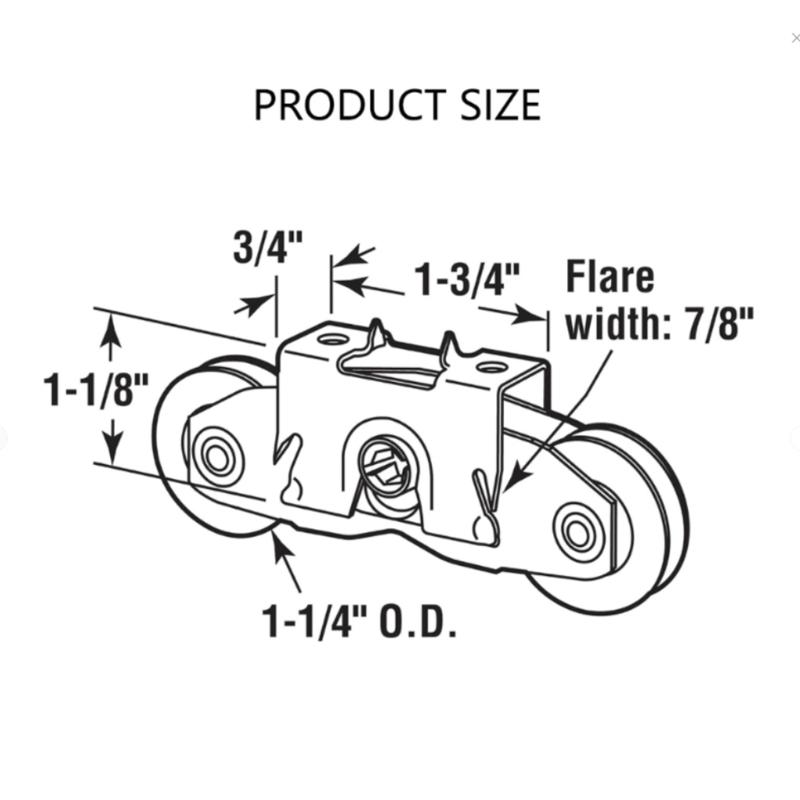 2 шт. Регулируемое колесо подшипника Замена шарикоподшипника Заднее колесо раздвижной двери Ролик раздвижной двери Запасные части