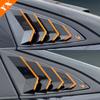 For Changan UNIV UNI-V Accessories 2023-2024 Car Rear Spoiler Wing Side Window Triangle Trim Cover Trim ABS Carbon Black
