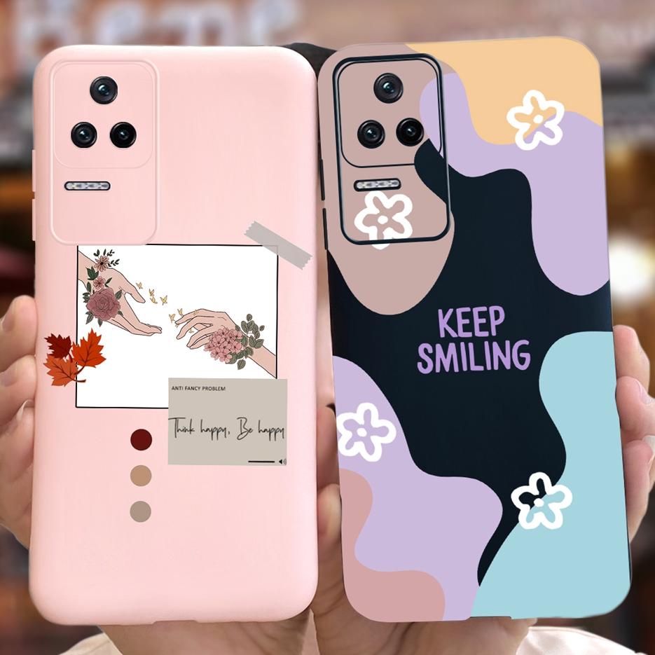 Чехол для Xiaomi Poco F4 Цветной Художественный Узор Задняя Крышка Для Xiaomi Poco F4 GT PocoF4 Чехол для Телефона 6.67'' Мягкий Силикон Fundas Capa