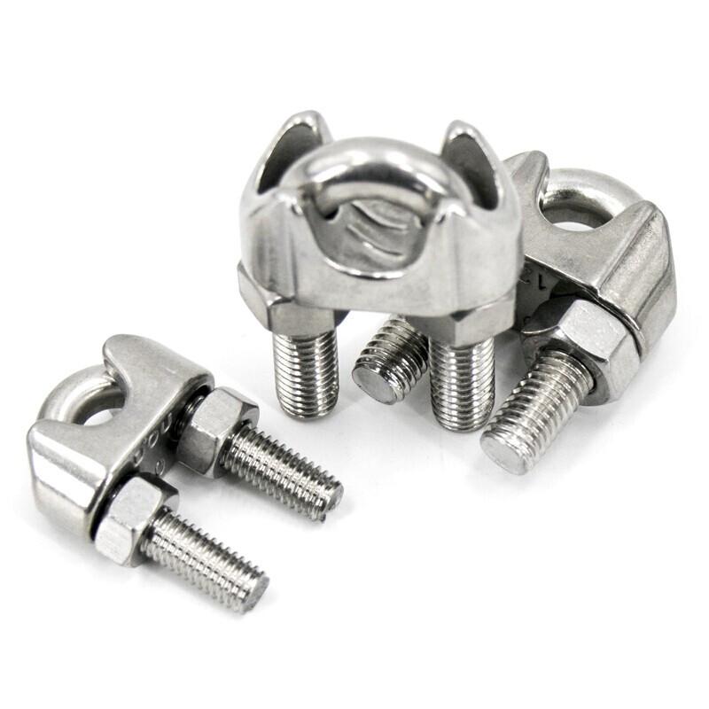 Haisidike HK-02 304 Stainless Steel U-Shaped Wire Rope Clamp