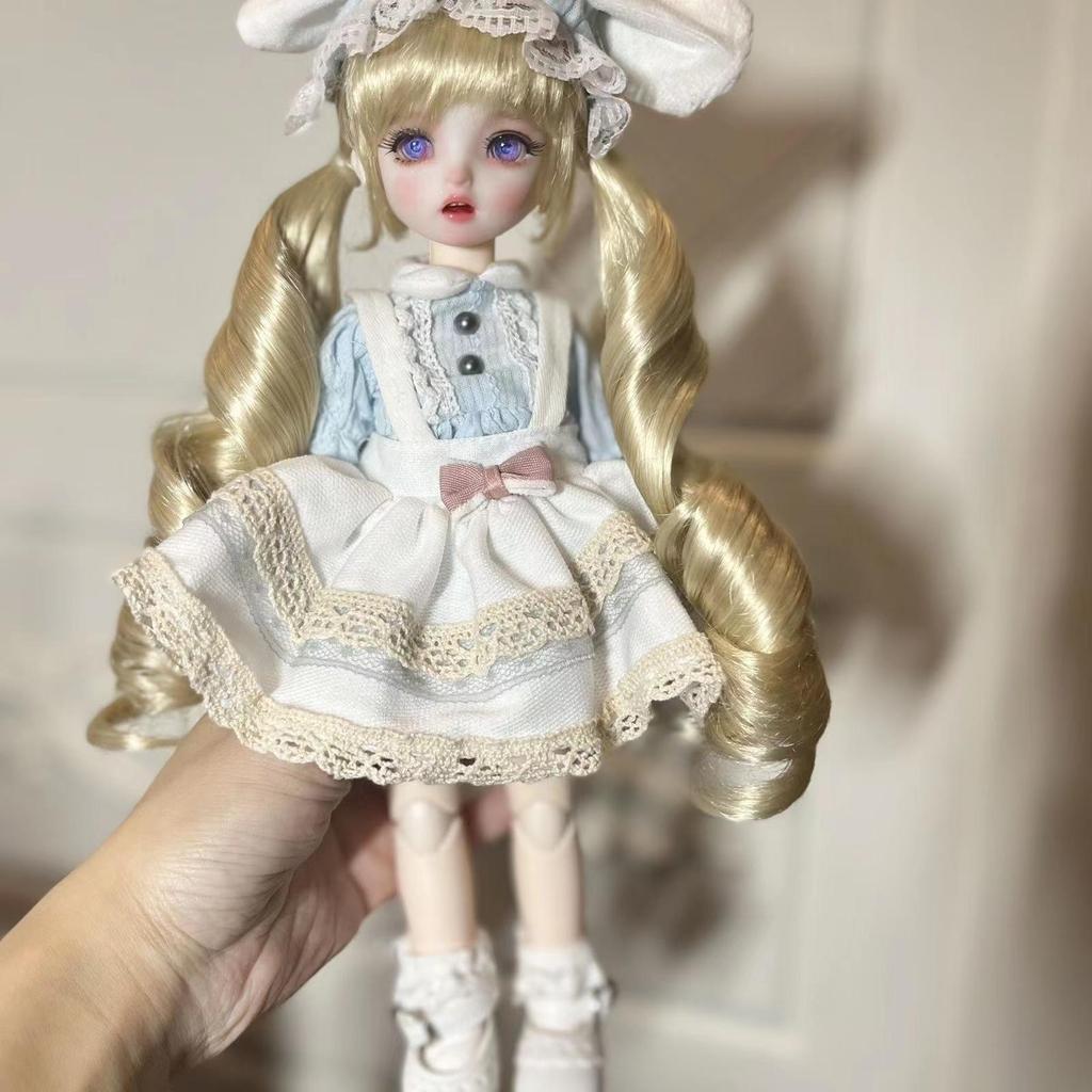 30cm BJD1/6 Doll Makeup Changing Doll 6-point Articulated Doll 3D Real Eye Girl Toy Manual Dressing Doll