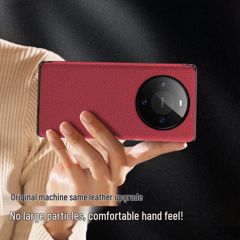 Оригинальный кожаный чехол-книжка Eddga для Huawei Pura 80 Pro