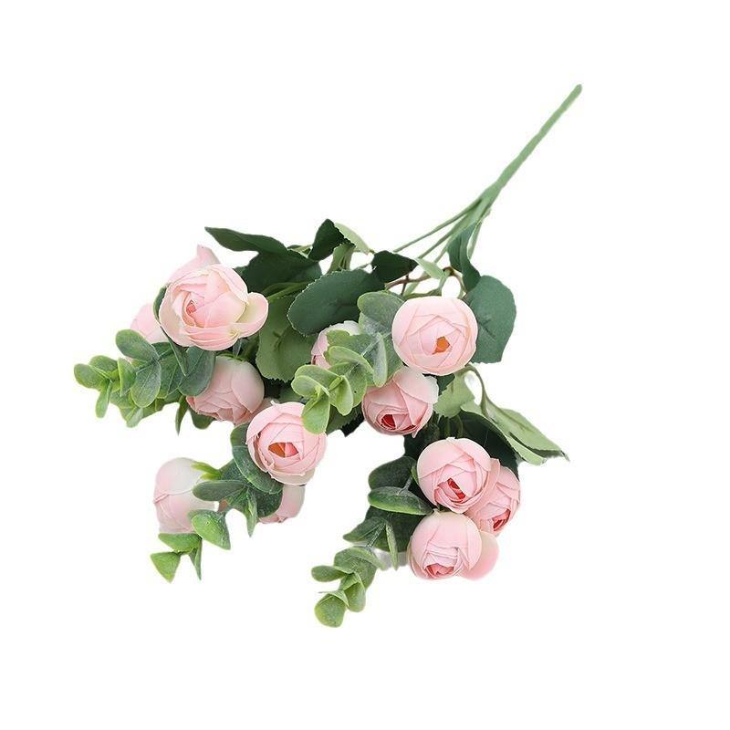 Rose Bud Simulation Flower Wedding Decoration Home Living Room Flower Decoration