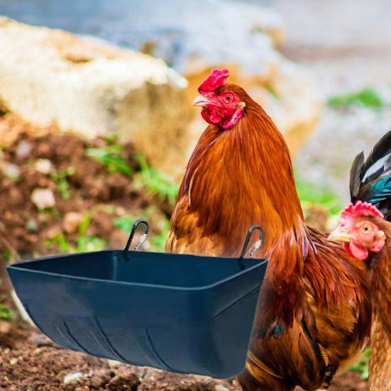 1 комплект кормушки для кур, подвесная с крючком, ударопрочная автоматическая подача, сверхмощная простая установка, кормушка для коз