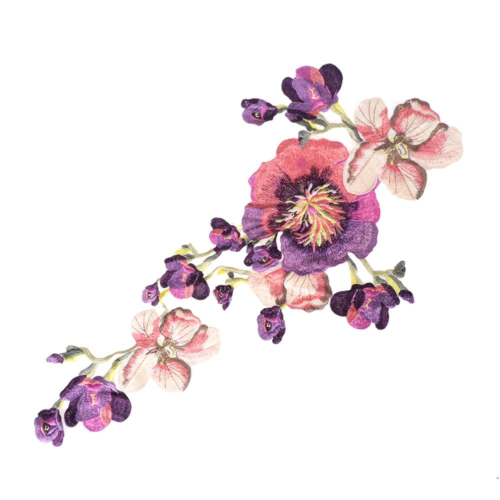 Швейные принадлежности кружевная отделка цветок вырез платья аппликация вышитый воротник нашивка на одежду