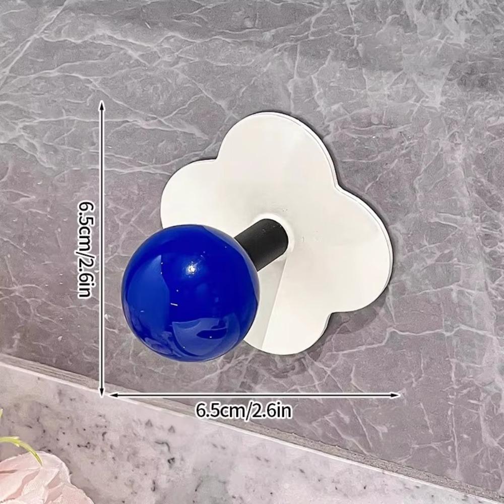 Wall Mount Dopamine Adhesive Hooks Heavy Duty Towel Hanger Colorful Bathroom Adhesive Wall Hook