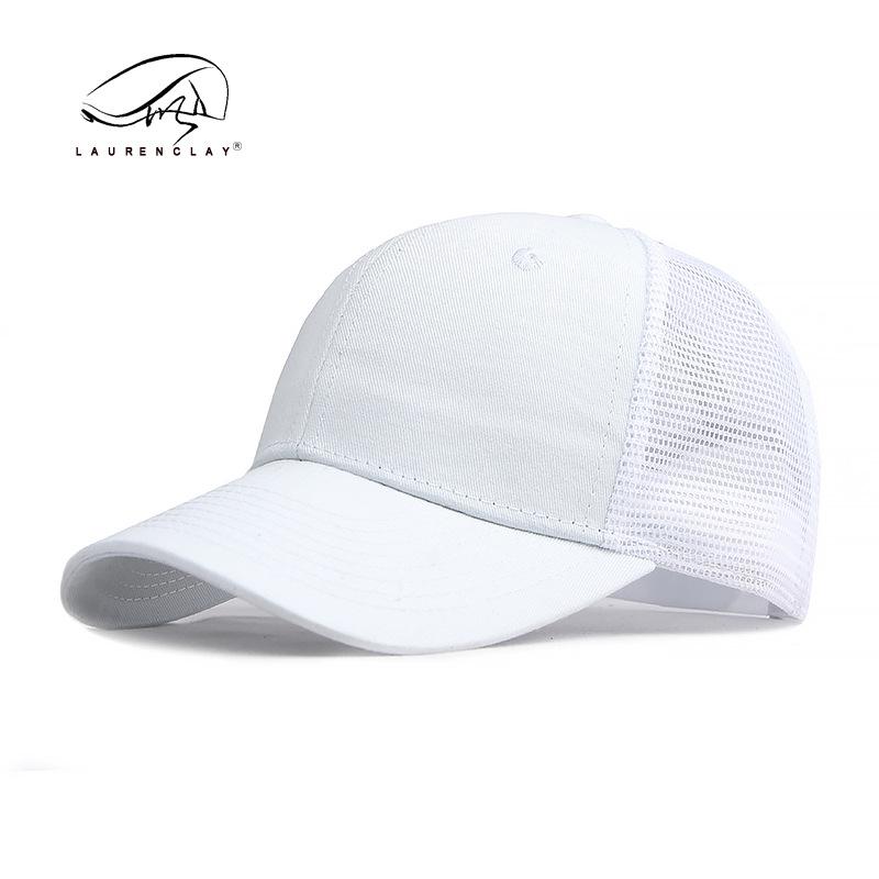 Hat Men's Spring Summer Simple Personality Splicing Baseball Cap Hard Top Women's Sunscreen Shade Sun Hat Mesh Cap Cap