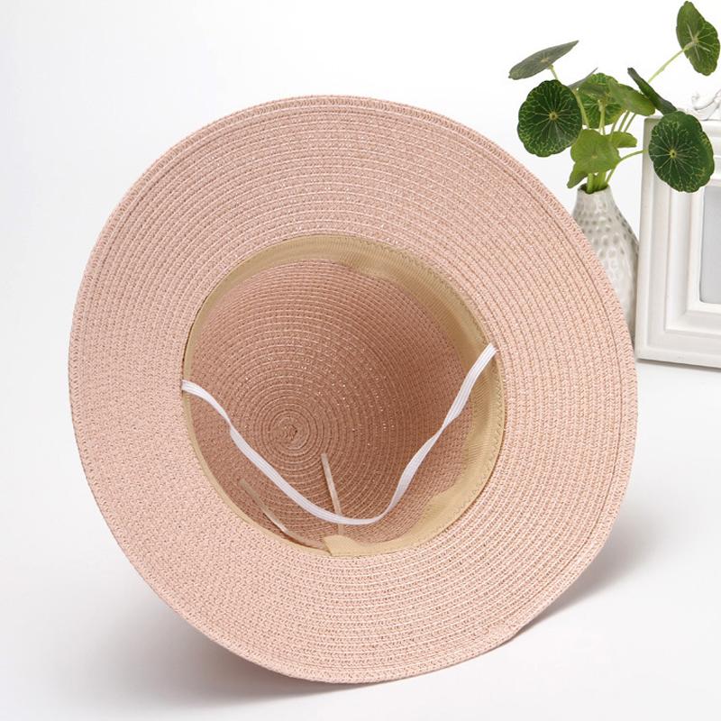Женская шляпа от солнца соломенная весна-лето пляжная шляпа с широкими полями
