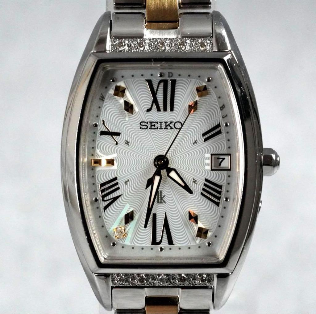 [USED] Ginza Model SEIKO Rukia Date Ladies' Watch Tonneau Limited Edition