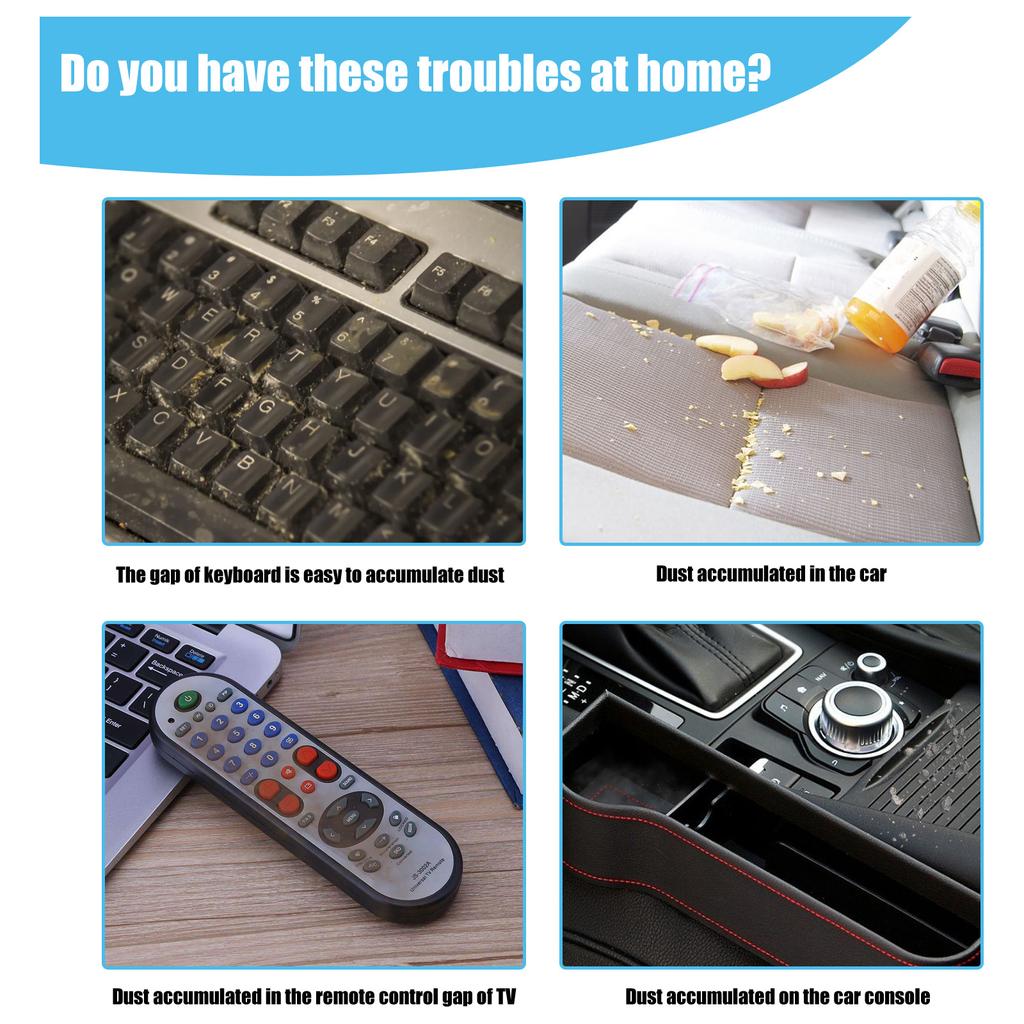 Грязь для чистки автомобиля, Очистка зазоров в салоне автомобиля, Удаление пыли из воздуховыпускного отверстия, Многофункциональная чистящая грязь