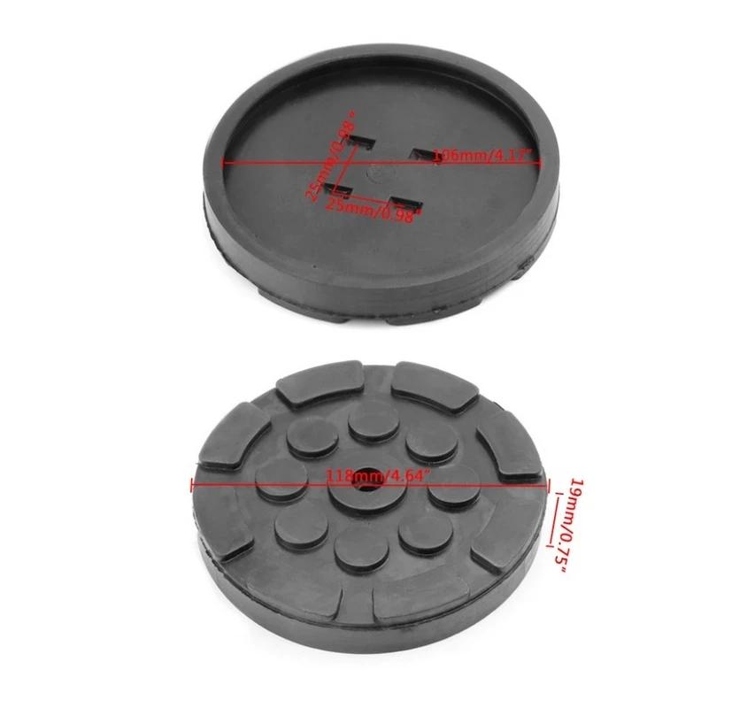 1 шт. черная резиновая накладка для домкрата для автомобильного подъемника, противоскользящая поверхность, протектор для рельса для инструментов, прочная для автомобильного подъемника