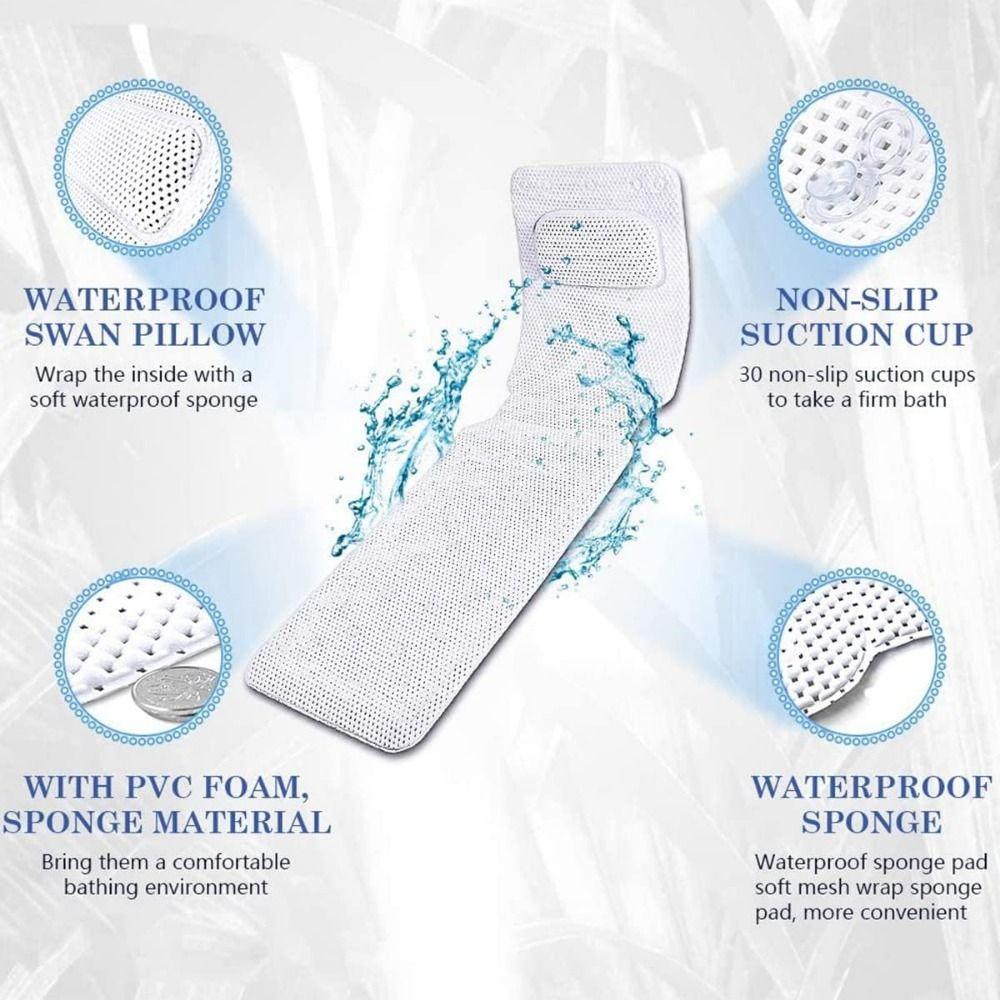 Присоски Нескользящий Коврик для Ванны Быстросохнущий Матрасик-Подушка для Ванны ПВХ Пена Коврик для Ванны Женщины
